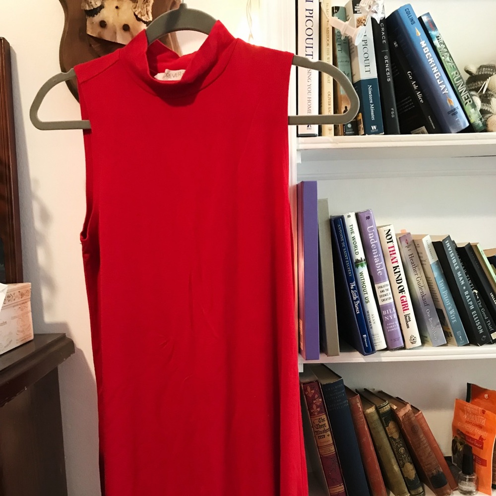 🍒flirty cherry red a-line dress🍒